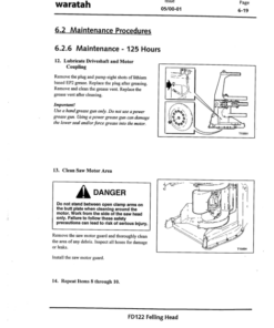 Alternative view of John Deere FD122 Dtt Disc Saw Felling Heads Operator's Manuals (F295411)