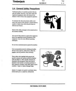 Alternative view of John Deere 460 Skidders Operator's Manuals (F298132)