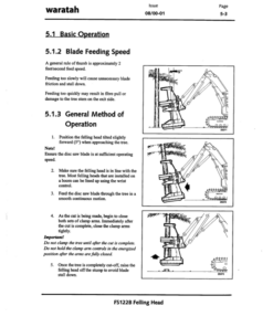 Alternative view of John Deere FS122B Stt Disc Saw Felling Heads Operator's Manuals (F298143)