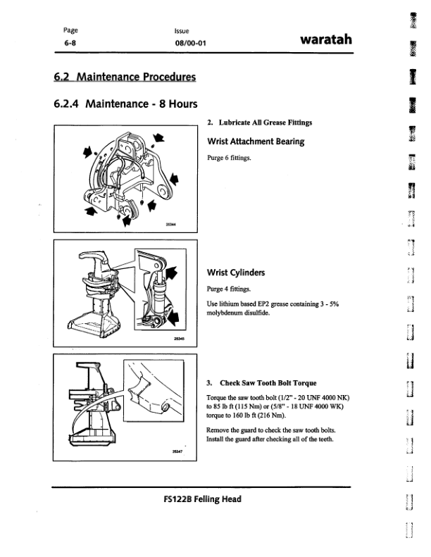 John Deere FS122B Stt Disc Saw Felling Heads Operator's Manuals (F298143) - Image 3