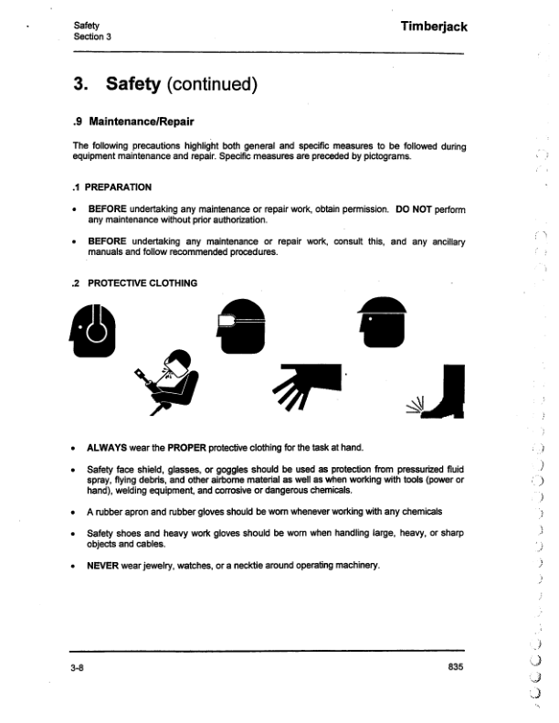 John Deere 835 Knuckleboom Loader Operator's Manuals (F304593) - Image 2