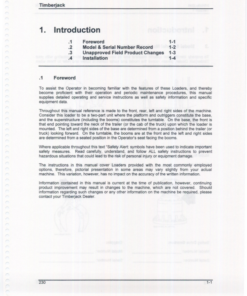 Alternative view of John Deere 230 Knuckleboom Loader Operator's Manuals (F306363)