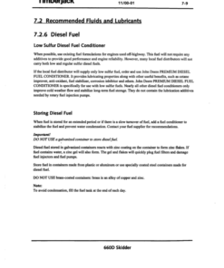 Alternative view of John Deere 660D Skidders Operator's Manuals (F380157)