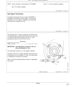 Alternative view of John Deere FS20 Tracked Feller Bunchers Operator's Manuals (F382856)