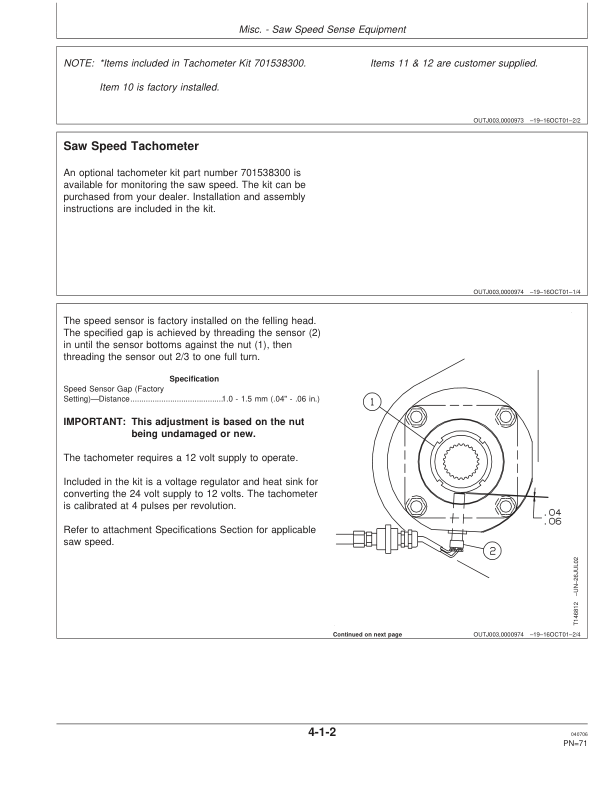 John Deere FS20 Tracked Feller Bunchers Operator's Manuals (F382856) - Image 2