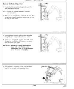 Alternative view of John Deere FS24 Tracked Feller Bunchers Operator's Manuals (F382860)