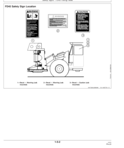 Alternative view of John Deere FD45 Felling Heads Operator's Manuals (F386945)