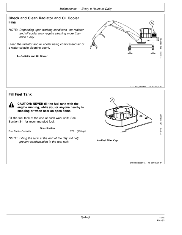 John Deere 535, 530B Knuckleboom Loader Operator's Manuals (F389371) - Image 2
