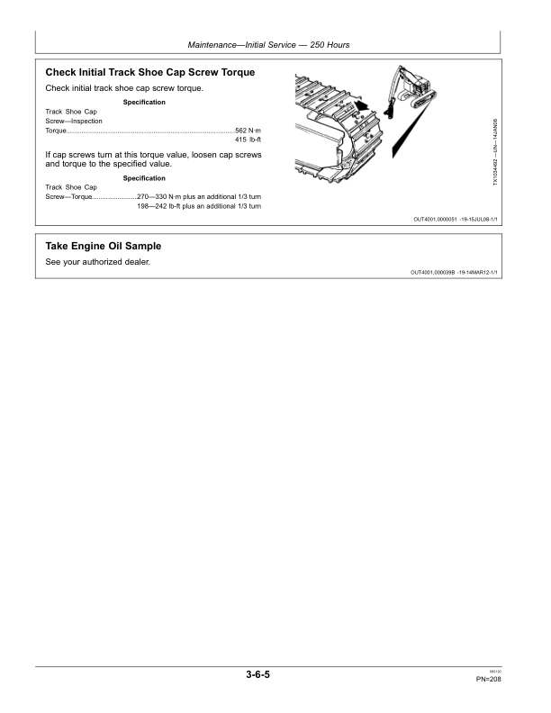 John Deere 853J, 903J, 953J, 909J, 959J, 850J, 900J, 950J Tracked Feller Bunchers Operator's Manuals (F392597) - Image 2