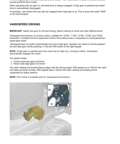 Alternative view of John Deere 1210E IT4, 1510E IT4 Forwarders Operator's Manuals (F680547GENI)