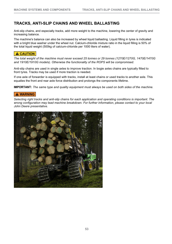 John Deere 1210, 1510G T3 FFC Forwarders Operator's Manuals (F697820) - Image 2