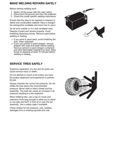 Alternative view of John Deere 1270G 6W, 1270G 8W Harvester Operator's Manuals (F708897)