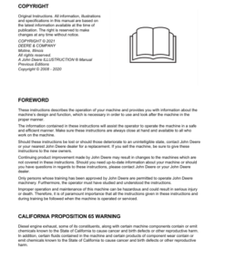 Alternative view of John Deere 1210G T2 FFC, 1510G T2 FFC Forwarders Operator's Manuals (F710917)
