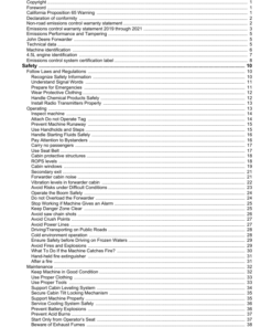 Alternative view of John Deere 910G, 1010G Forwarders Operator's Manuals (F712228)