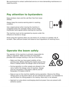 Alternative view of John Deere H219 Harvesting Heads Operator's Manuals (F718858)