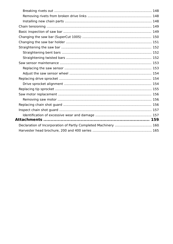 John Deere H424 Harvesting Heads Operator's Manuals (F720081) - Image 2