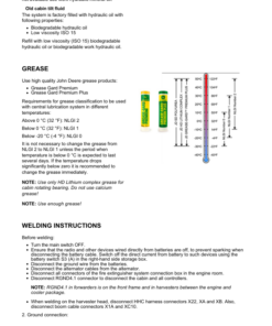 Alternative view of John Deere 1110G FT4 FFC, 1210G FT4 FFC, 1510G FT4 FFC Forwarders Operator's Manuals (F723212)