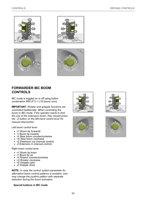 John Deere 1110G T2 RL, 1210G T2 RL, 1510G T2 RL Forwarders Operator's Manuals (F723236) - Image 2