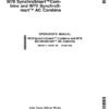 John Deere W70 SynchroSmart Combine, W70 SynchroSmart AC Combine Operator's Manual (OM12013)