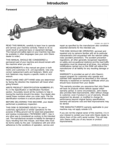 Alternative view of John Deere 2680H Disk 3-Section North America) (S.N. 210651—) Operator's Manual (OM2545T01)