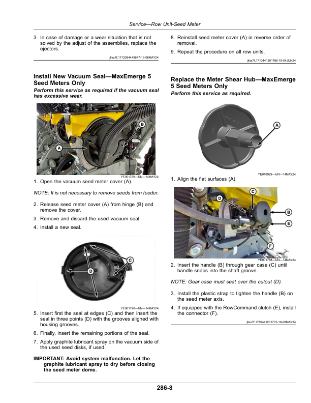 John Deere STP F29, F37, F45, F61, G11, G13, G15, G22, G26, G33 Planters Operator's Manual (OM45260) - Image 3