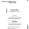 John Deere CB0705, CB0706 Check Basin Former Operator's Manual (OM5BUCBOM)