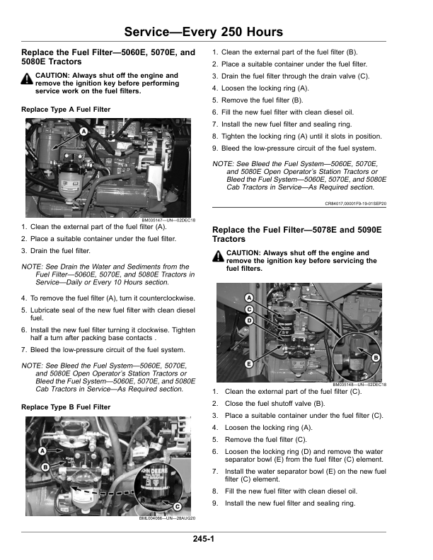John Deere 5060E, 5070E, 5080E (000100-), 5078E (018723-), 5090E (003439-) Tractors (South American Edition) Operator's Manual (OM5ECKDFY22T) - Image 4