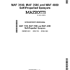 John Deere MAF 3180, MAF 3580, MAF 4080 Self-Propelled Sprayers Operator's Manual (OM5MZ10001)