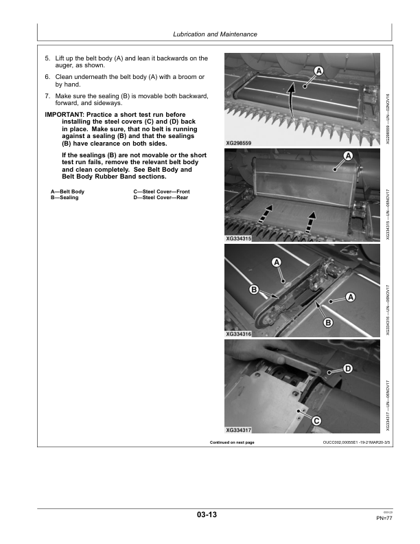 John Deere 722PF, 725PF, 730PF, 735PF, 740PF Cutting Platforms Operator's Manual (OM5ZN54607) - Image 2