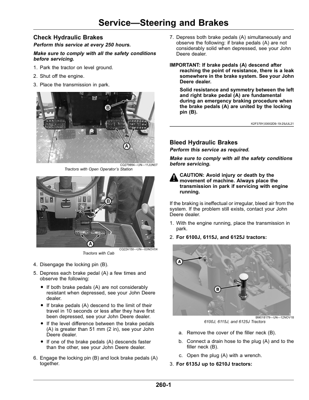 John Deere 6J Tractors (From Serial Number 600001-) Operator's Manual (OM6JCKDFY22T) - Image 2