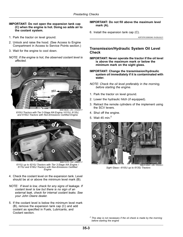 John Deere 6J Tractors (From Serial Number 600001-) Operator's Manual (OM6JCKDFY22T) - Image 4