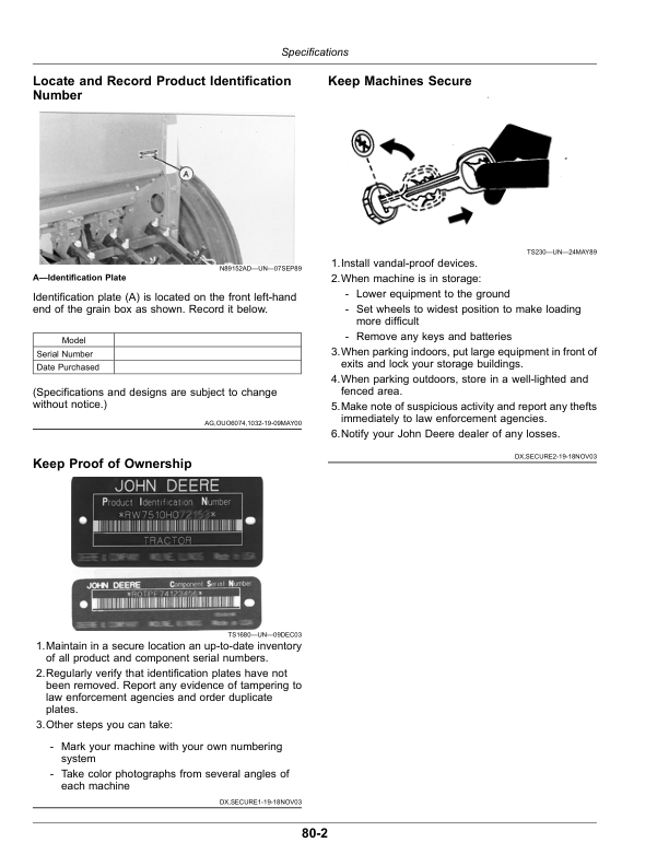 John Deere BD1108, BD1110, BD1113 (BD11 Series) - End Wheel Grain Drill Operator's Manual (OM7015410) - Image 2