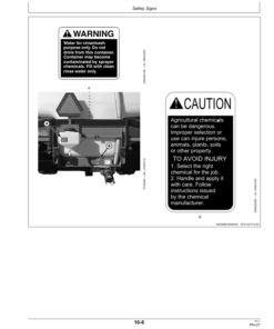 Alternative view of John Deere 2510L Vertical-Fold Liquid Applicator (145850-) Operator's Manual (OM820002)