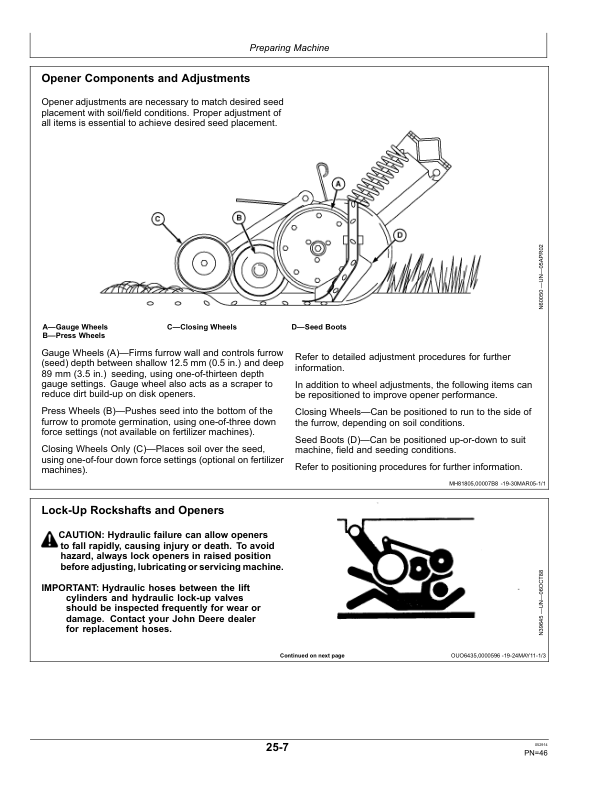 John Deere 1890 & 1895-SFP No-Till Air Drills North America & Australia Edition (760101-765100) Operator's Manual (OMA100199) - Image 2