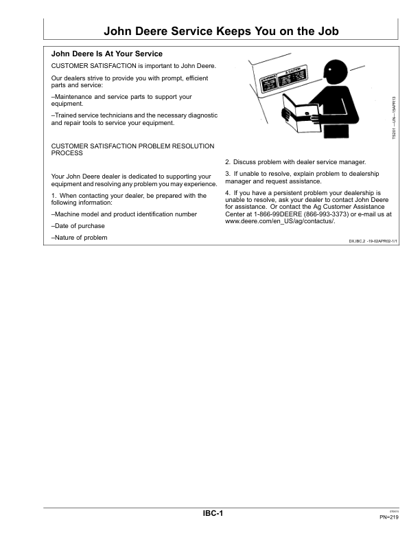 John Deere 1765 & 1765NT Planters North America & Austraila Edition (765101- ) Operator's Manual (OMA104090) - Image 2