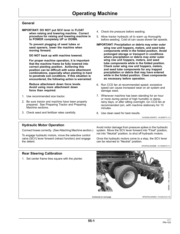 John Deere DB Series Planterswith MaxEmerge 5 Row Units North America (765101- ) Operator's Manual (OMA104197) - Image 2