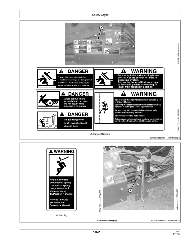 John Deere 1830 & 1835 Flex Air Hoe Drill North America (765101-) Operator's Manual (OMA104300) - Image 2