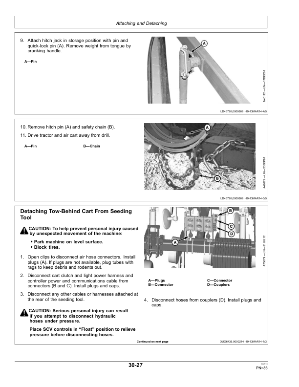 John Deere 1890 & 1895-SFP No-Till Air Drills North America & Austraila Edition (765101-) Operator's Manual (OMA104325) - Image 3