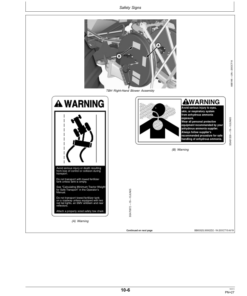 Alternative view of John Deere 1910 Commondity Air Cart Air Power 2 North America Edition (765101- ) Operator's Manual (OMA104348)