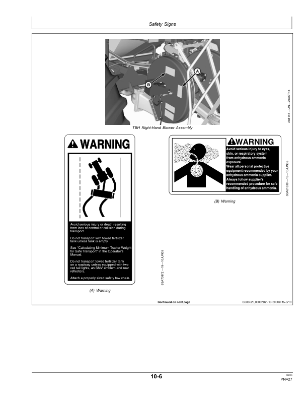 John Deere 1910 Commondity Air Cart Air Power 2 North America Edition (765101- ) Operator's Manual (OMA104348) - Image 2