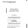 John Deere 1910 Commodity Air Cart North America (765101- ) Operator's Manual (OMA104426)