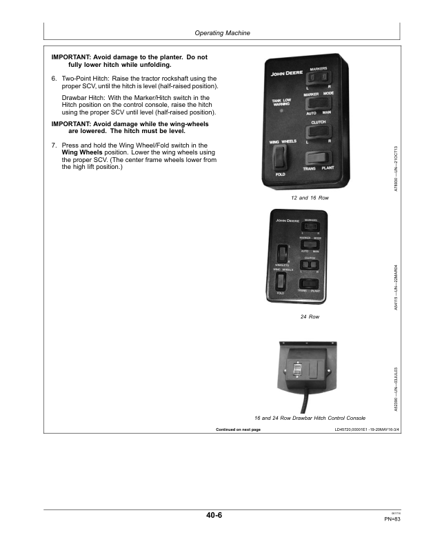 John Deere 1775NT MaxEmerge 5 CCS Planters (770101-775100) (North American) Operator's Manual (OMA108129) - Image 4