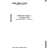 John Deere 740A Mulch Drill Operator's Manual (OMA110475)