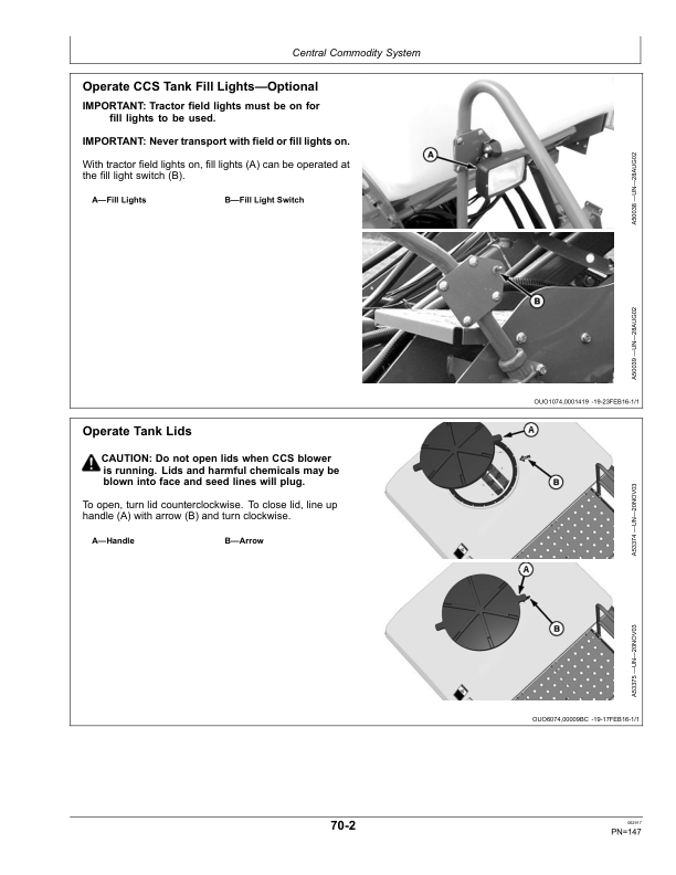John Deere 1795 ExactEmerge & MaxEmerge 5e Planters Operator's Manual (OMA110709) - Image 2