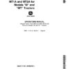 John Deere Integral Tractor Plows M1A, M2A, MT1A, MT2A Operator's Manual (OMA111151)