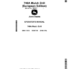 John Deere 740A Mulch Drills Operator's Manual (OMA116103)