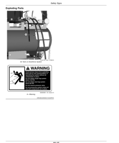 Alternative view of John Deere DR12, DR16, DR18, DR24 Deere/Orthman Planters Components Operator's Manual (OMA120354)