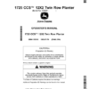 John Deere 1725 CCS 12X2 Twin Row Planter Operator's Manual (OMA120395)