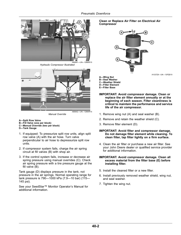 John Deere 1775NT MaxEmerge 5 CCS Planters (775101-790100) (North American) Operator's Manual (OMA120547) - Image 2