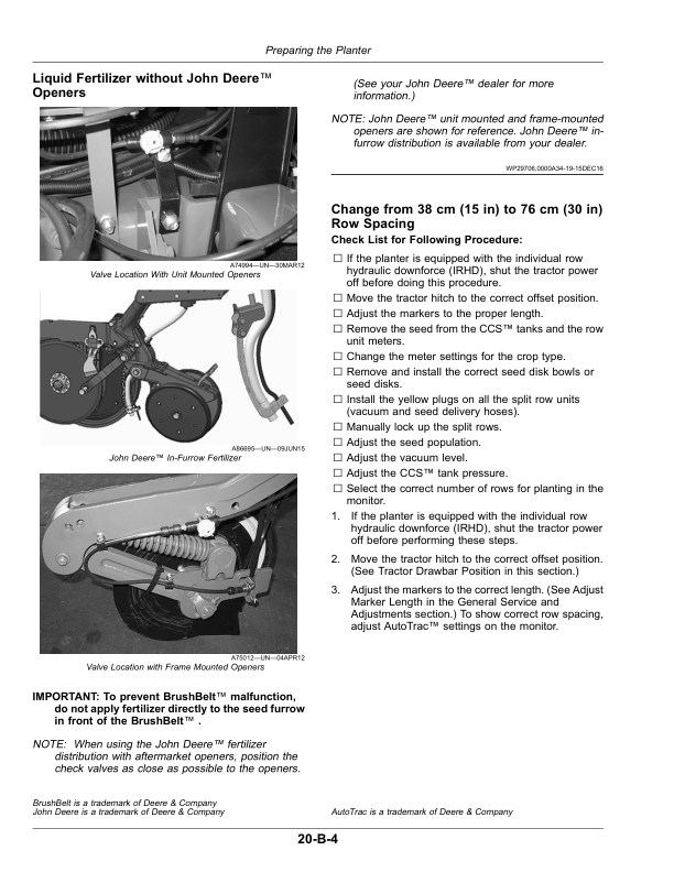 John Deere DB44, DB60, DB66, DB80, DB88, DB90 ExactEmerge, DB44, DB60, DB66, DB80, DB88, DB90 MaxEmerge 5e Planters Operator's Manual (OMA120696) - Image 3